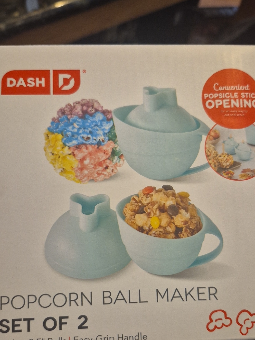 DASH Popcorn Ball Maker - Light Blue (Set of 2)